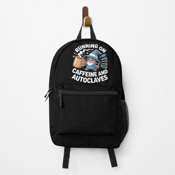 Item preview, Running On Caffeine And Autoclaves Wizard Sterile Processing Technician designed and sold by Fitswear.