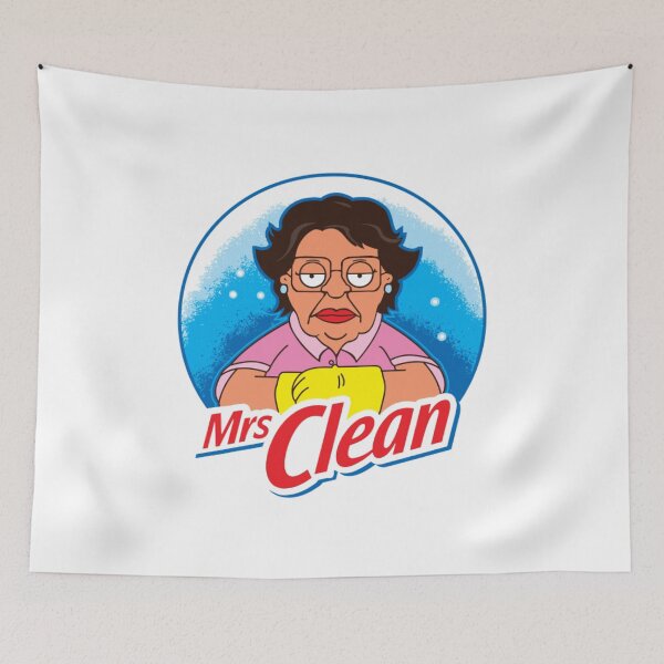 Item preview, Mrs Clean - Funny Cartoon Housekeeper Parody designed and sold by MrGlayga.