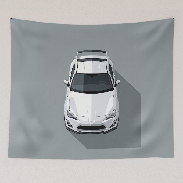 Item preview, Toyota GT86 Split White and Black JDM Top View Vecto designed and sold by Motorline44.