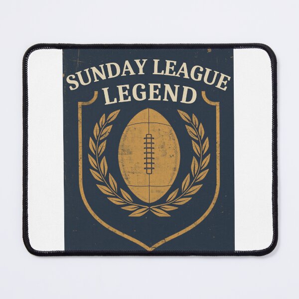 Item preview, Sunday League Legend Funny Vintage Football Crest Retro Design designed and sold by jojodebondy.