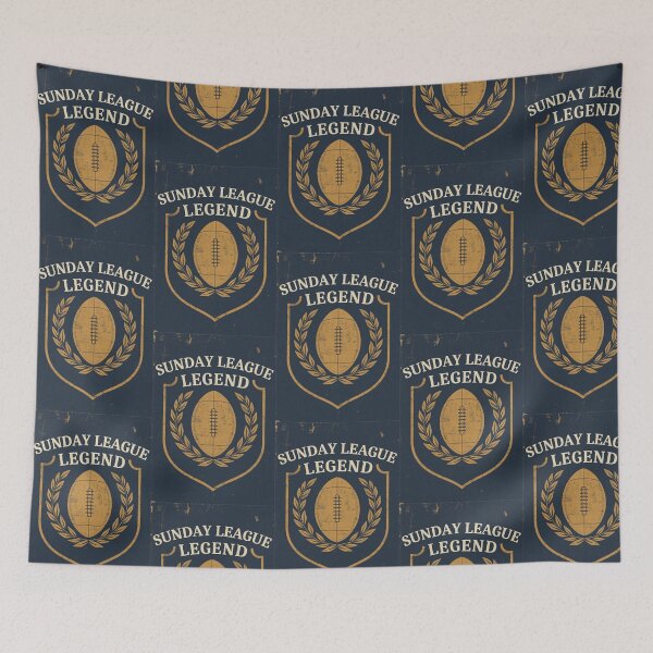 Item preview, Sunday League Legend Funny Vintage Football Crest Retro Design designed and sold by jojodebondy.