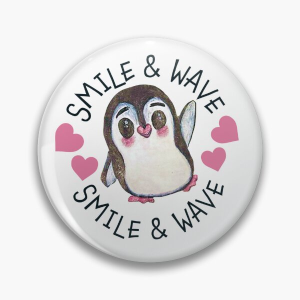 Item preview, Smile & Wave Penguin designed and sold by MyBottomShelf.