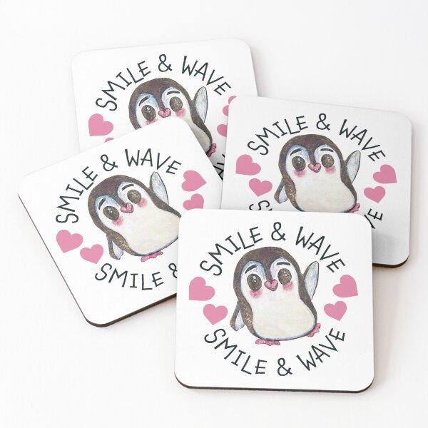 Item preview, Smile & Wave Penguin designed and sold by MyBottomShelf.
