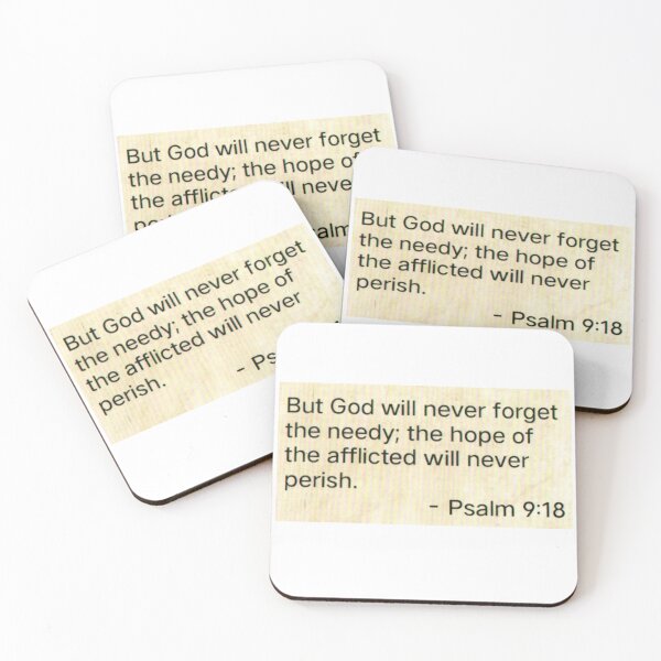 Item preview, Psalm 9:18 designed and sold by di-Vera-Rosati.