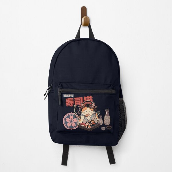 Item preview, kawaii geisha neko sushi - traditional Japanese style designed and sold by CuteKats.