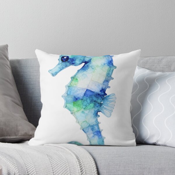 Artikelvorschau, Aquarell-Seepferdchen entworfen und verkauft von CAC Graphics.