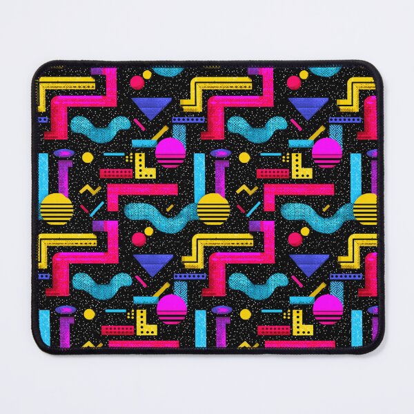 Item preview, Vibrant 90s Memphis Style Retro Abstract Pattern designed and sold by NicolasGlowArt.