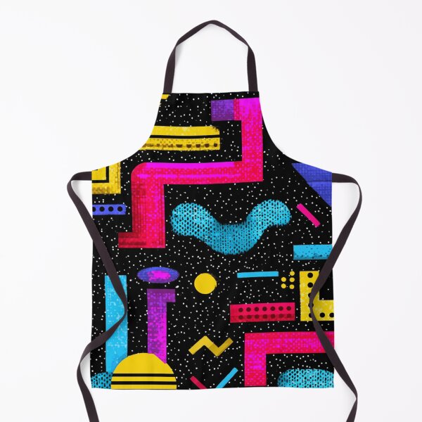 Item preview, Vibrant 90s Memphis Style Retro Abstract Pattern designed and sold by NicolasGlowArt.