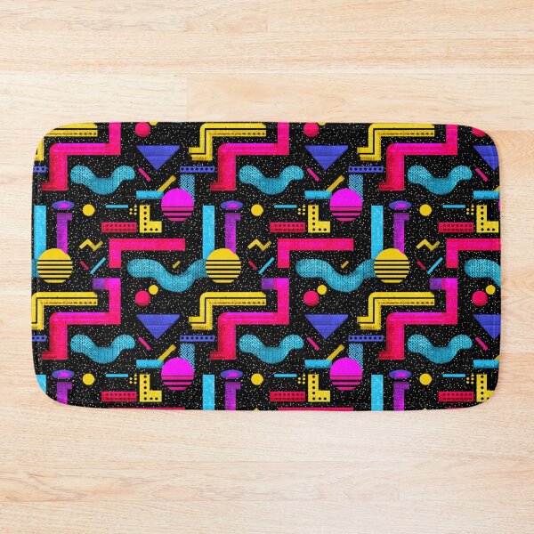 Item preview, Vibrant 90s Memphis Style Retro Abstract Pattern designed and sold by NicolasGlowArt.