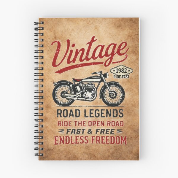 Item preview, Vintage Road Legends – Endless Freedom Motorcycle Poster designed and sold by MysticOzzy.