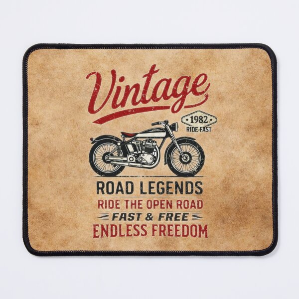 Item preview, Vintage Road Legends – Endless Freedom Motorcycle Poster designed and sold by MysticOzzy.