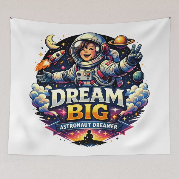 Item preview, Astronaut Dreams Big: Space Motivation for Kids designed and sold by JonelleTshirts.