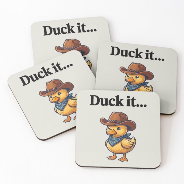 Item preview, Funny Cowboy Duck It Pun Black Slogan designed and sold by WAMTEES.