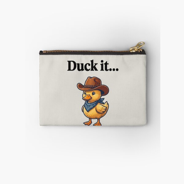 Item preview, Funny Cowboy Duck It Pun Black Slogan designed and sold by WAMTEES.