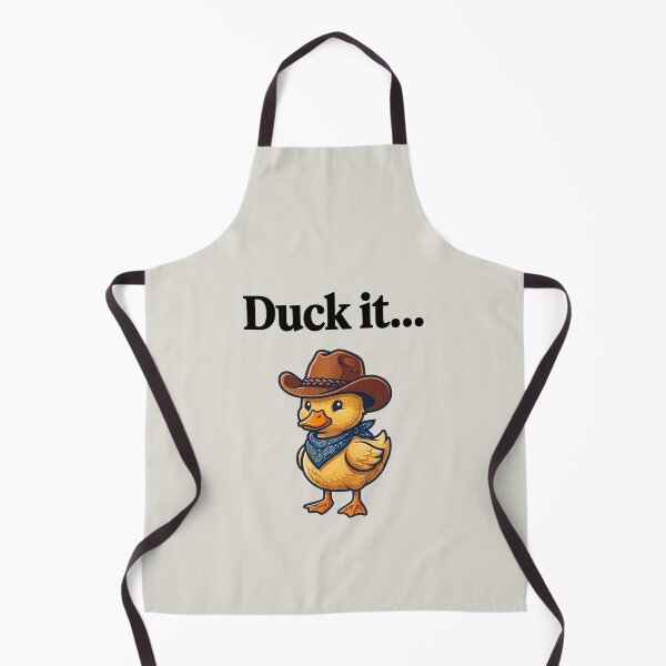 Item preview, Funny Cowboy Duck It Pun Black Slogan designed and sold by WAMTEES.