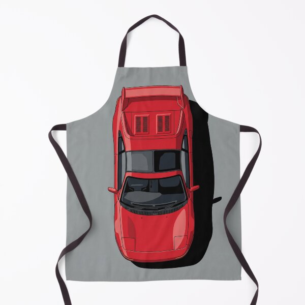 Item preview, Toyota MR2 SW20 Turbo Red Coupe Top View Vector Art designed and sold by Motorline44.