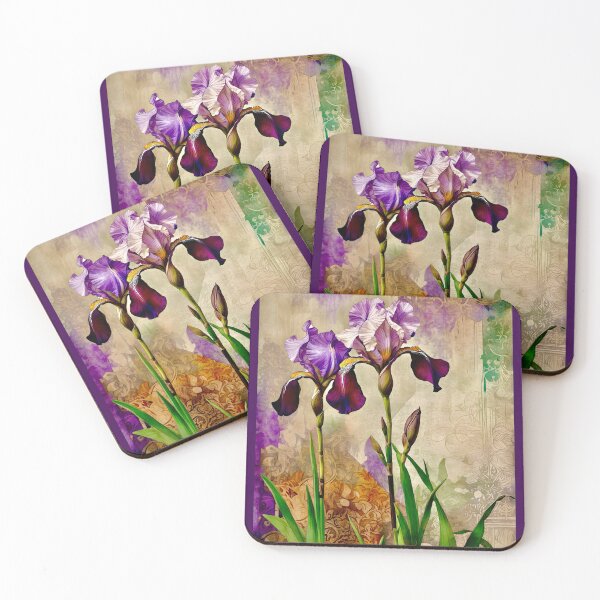 Item preview, Iris..Burgundy designed and sold by ©Janis Zroback.