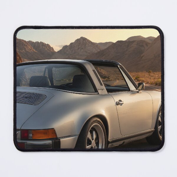 Item preview, Silver Vintage Sports Car Desert Road Trip Automotive Art designed and sold by LoveNurseries.