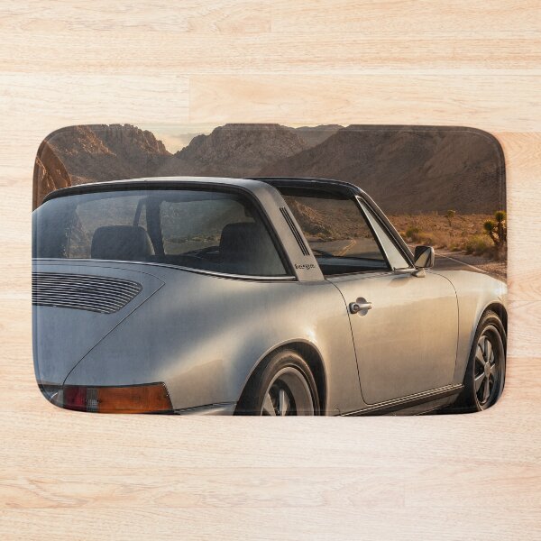 Item preview, Silver Vintage Sports Car Desert Road Trip Automotive Art designed and sold by LoveNurseries.