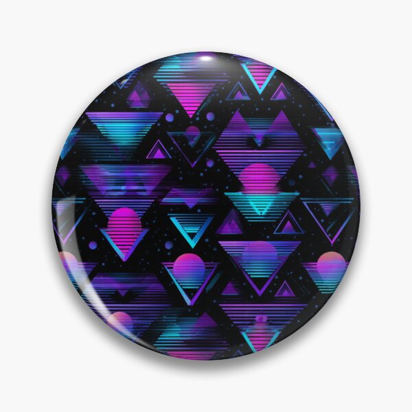 Artikelvorschau, Synthwave Vaporwave Neon Geometrische Kunst entworfen und verkauft von NicolasGlowArt.