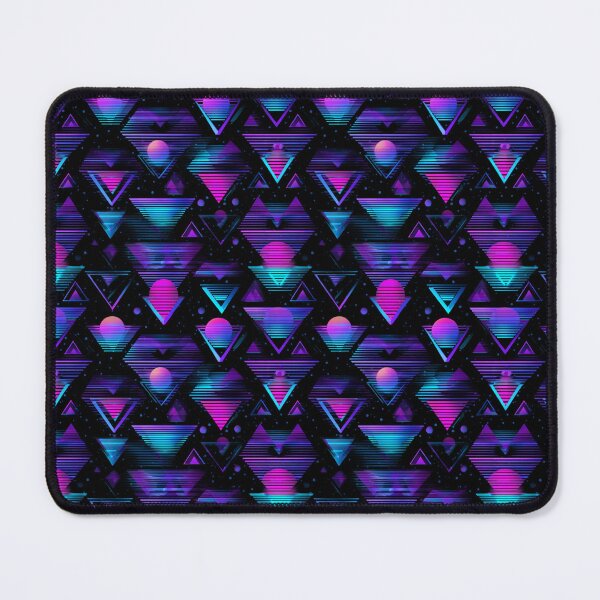 Item preview, Synthwave Vaporwave Neon Geometric Art designed and sold by NicolasGlowArt.