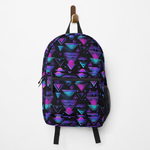 Item preview, Synthwave Vaporwave Neon Geometric Art designed and sold by NicolasGlowArt.