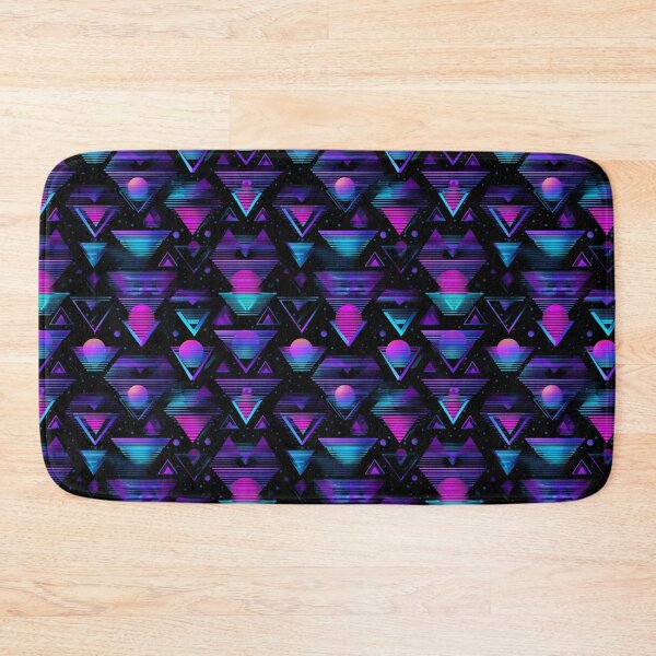 Item preview, Synthwave Vaporwave Neon Geometric Art designed and sold by NicolasGlowArt.