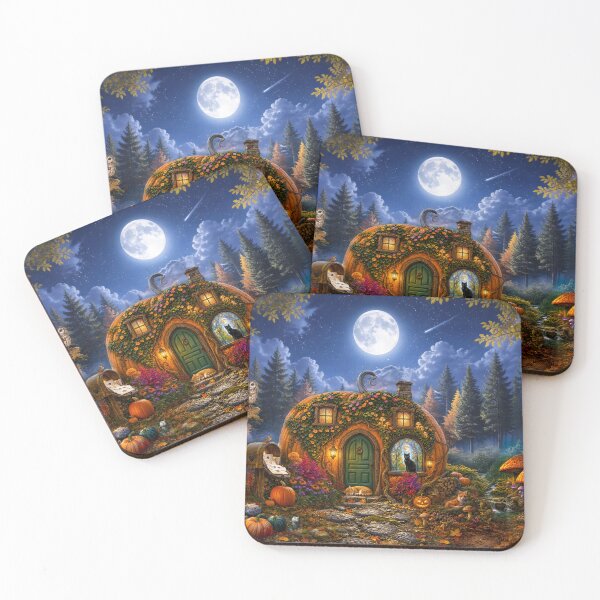 Item preview, Moonlit Pumpkin House designed and sold by Claudia Bartoli-McKinney.