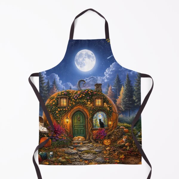 Item preview, Moonlit Pumpkin House designed and sold by Claudia Bartoli-McKinney.
