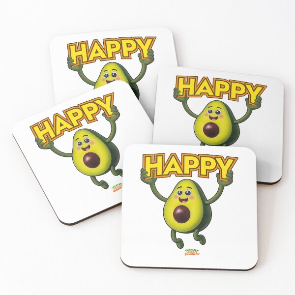 Item preview, Happy Avocado! designed and sold by CharliesVeggieDoodles.