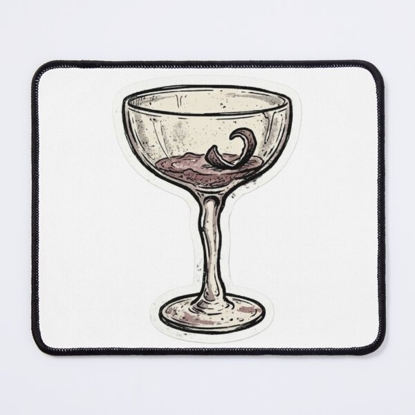 Item preview, Empty Glass Completely Done Sticker designed and sold by uglyAFstickers.