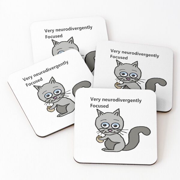 Item preview,  Neurodivergently Focused Squirrel designed and sold by Mother Daughter Drawings .