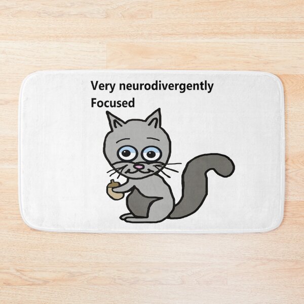 Item preview,  Neurodivergently Focused Squirrel designed and sold by Mother Daughter Drawings .