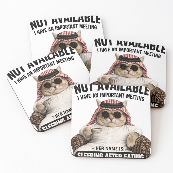 Item preview, Arab Cat CEO – Sleeping After Eating designed and sold by Dusk & Dawn Apparel.