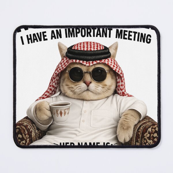 Item preview, Arab Cat CEO – Sleeping After Eating designed and sold by Dusk & Dawn Apparel.