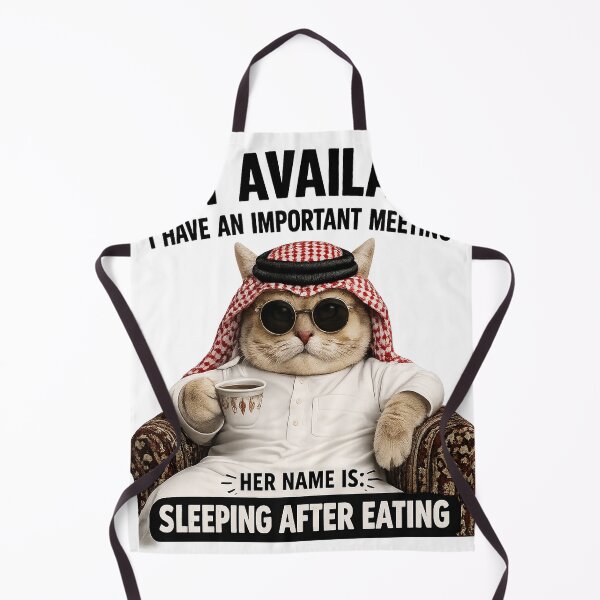 Item preview, Arab Cat CEO – Sleeping After Eating designed and sold by Dusk & Dawn Apparel.