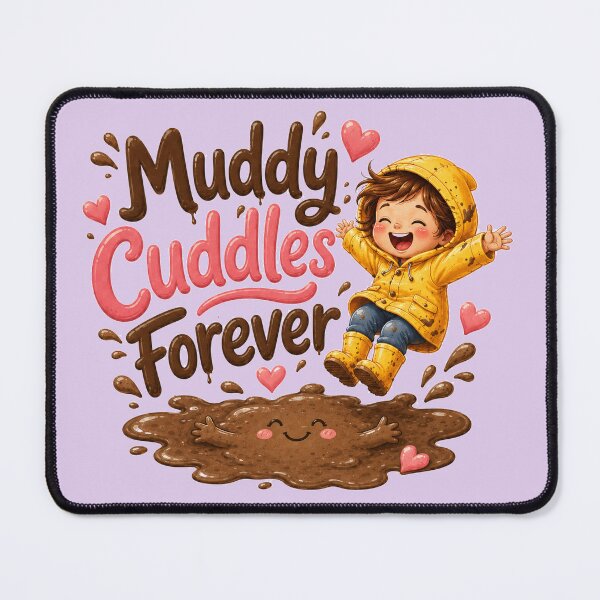 Item preview, Muddy Cuddles Forever Cute Kids Quote Design designed and sold by planetreynolds.
