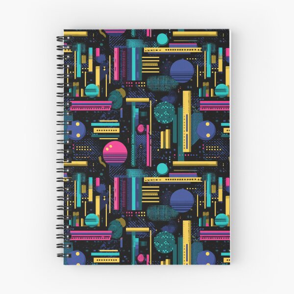 Item preview, 80s 90s Retro Geometric Abstract Synthwave Pattern designed and sold by NicolasGlowArt.