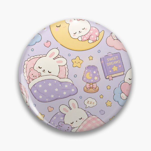 Item preview, Sleepy Bunny Moonlight Pattern designed and sold by Soft Berry Studio.