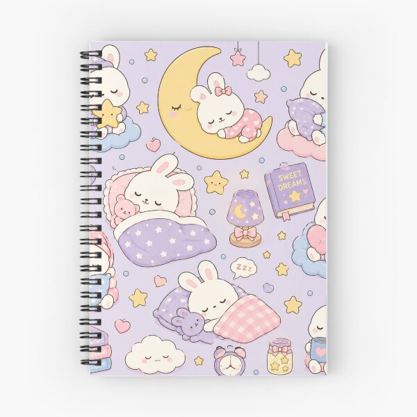 Item preview, Sleepy Bunny Moonlight Pattern designed and sold by Soft Berry Studio.