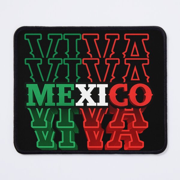 Item preview, VIVA MEXICO – Patriotic Flag Colors T‑Shirt Design designed and sold by stickyverselab.