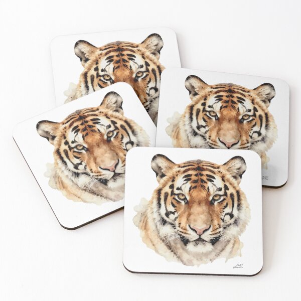 Item preview, Watercolor Tiger Portrait designed and sold by CAC Graphics.