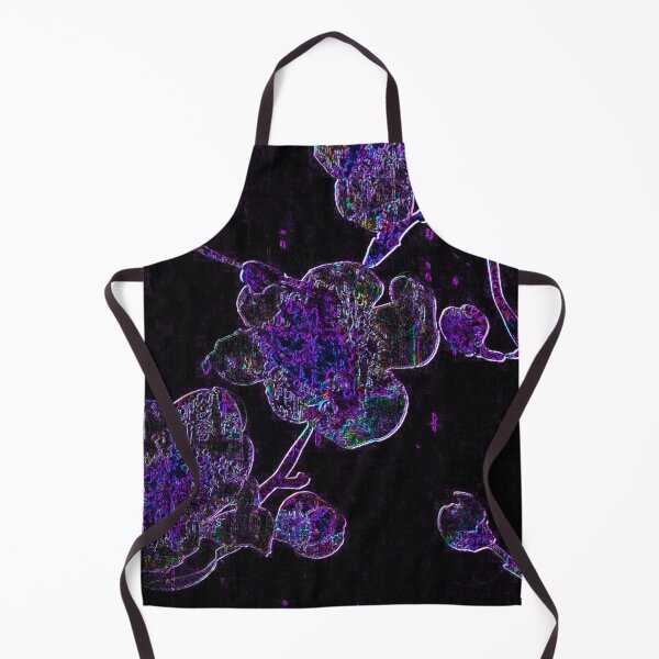 Item preview, Dark Chromatic Cherry Blossom – Neon Botanical Art | Chromatic Collection designed and sold by BatNature.