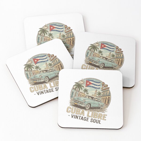 Item preview, Cuba Libre – Vintage Soul Classic Car Retro Travel Design designed and sold by VladisWorld.