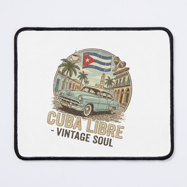 Item preview, Cuba Libre – Vintage Soul Classic Car Retro Travel Design designed and sold by VladisWorld.