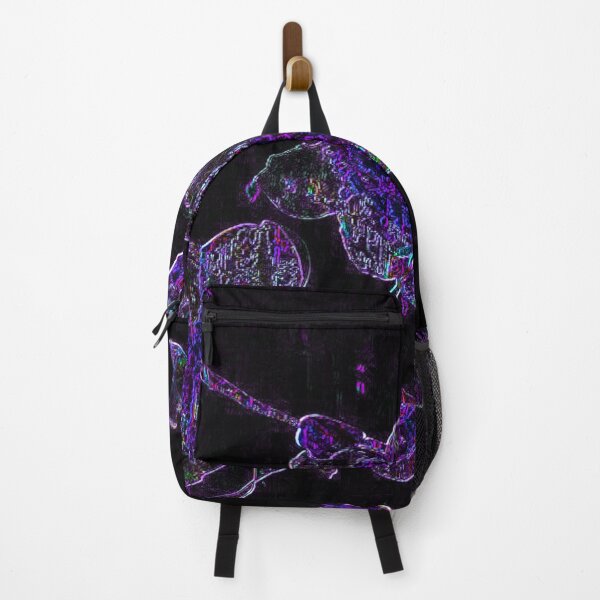 Item preview, Dark Chromatic Cherry Blossom – Neon Botanical Art | Chromatic Collection designed and sold by BatNature.