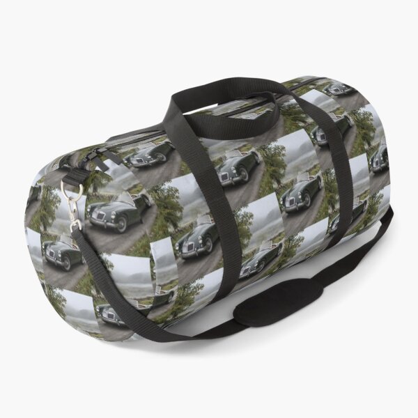 Item preview, Vintage Green Roadster Classic Sports Car Countryside Art designed and sold by LoveNurseries.