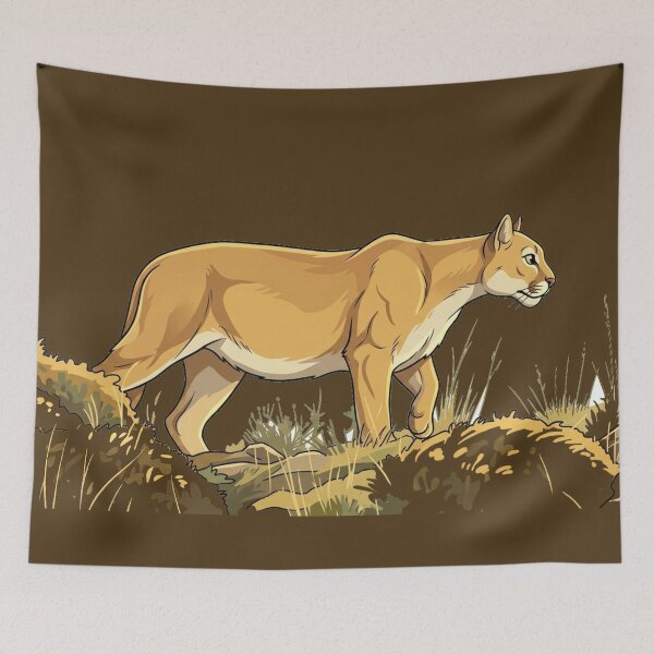 Item preview, Majestic Mountain Lion Night Prowl designed and sold by BLUESKY11a.