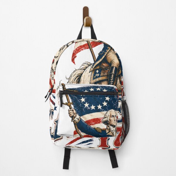 Item preview, America 1776 George Washington Patriotic Founding Father Flag Tee designed and sold by REGUILD.