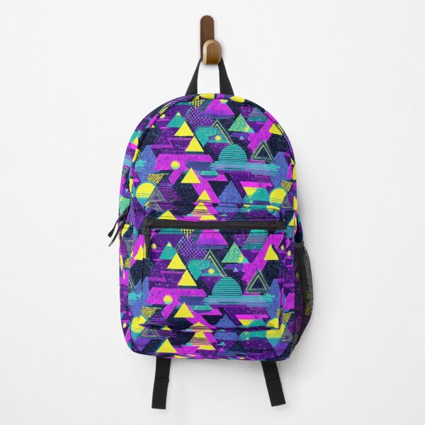 Item preview, Retro 80s 90s Geometric Vaporwave Pattern designed and sold by NicolasGlowArt.